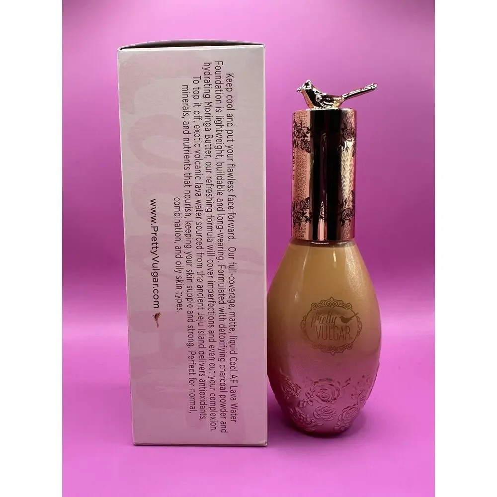 Pretty Vulgar Lava Water Foundation – Shade 43 – New in Box Pretty Bird